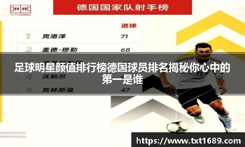 足球明星颜值排行榜德国球员排名揭秘你心中的第一是谁